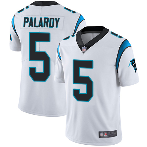 Carolina Panthers Limited White Men Michael Palardy Road Jersey NFL Football #5 Vapor Untouchable